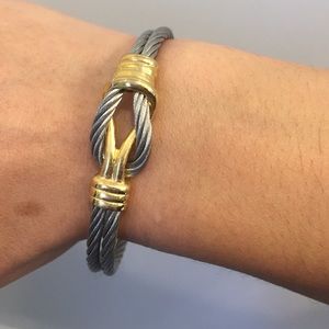Cable bracelet - Looks like a Charriol Bracelet